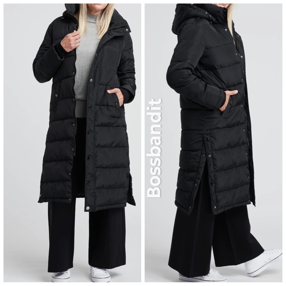 Free People x Universal Stand Everest Long Hooded Puffer Size 6-8 | M | NWT - Picture 2 of 4